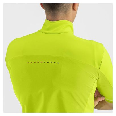 Castelli Perfetto RoS 2 Wind Short Sleeve Jersey Fluo Yellow