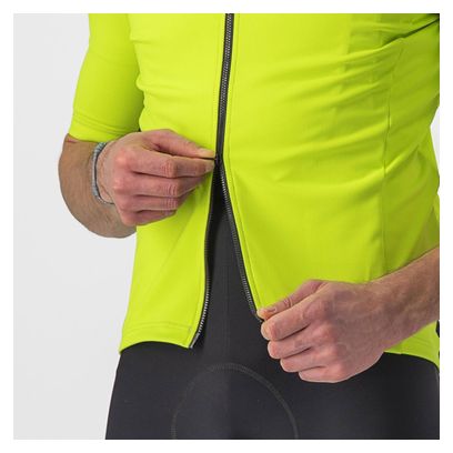Castelli Perfetto RoS 2 Wind Short Sleeve Jersey Fluo Yellow