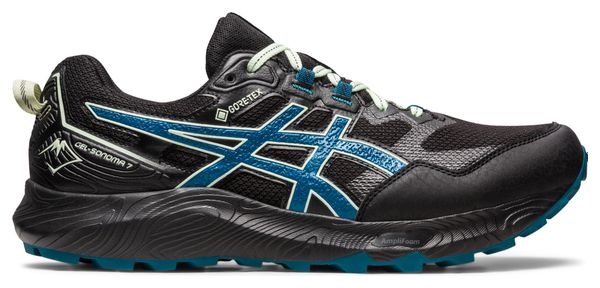 Chaussures de Trail Running Asics Gel Sonoma 7 GTX Noir Bleu
