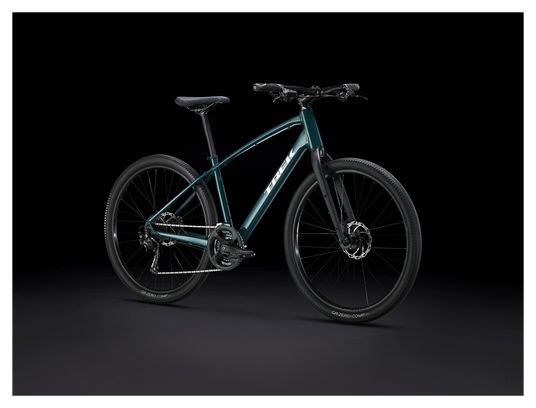 Vélo Fitness Trek Dual Sport 2 Shimano Acera / Altus 9V 650mm Vert Foncé 2023