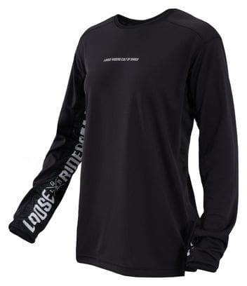 Loose Riders Stealth Black Long Sleeve Jersey
