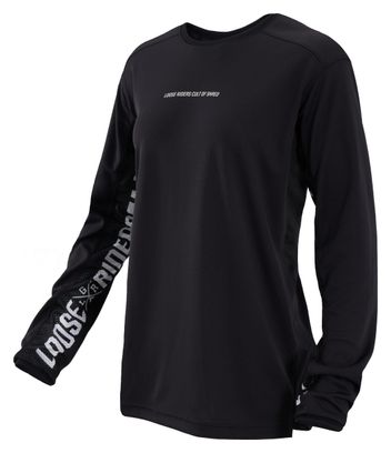 Langarmtrikot Loose Riders Stealth Schwarz