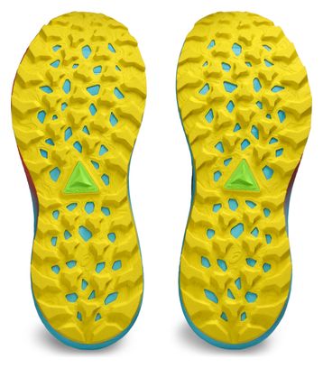 Asics GEL-Trabuco 11 Azul Rojo Amarillo Zapatillas de trail para hombre