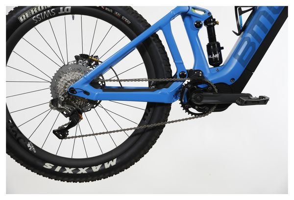 Refurbished Product - BMC 2018 Trailfox AMP LTD Shimano XTR Di2 11v / Shimano STPS E-8000 Blue Yellow Electric Mountain Bike