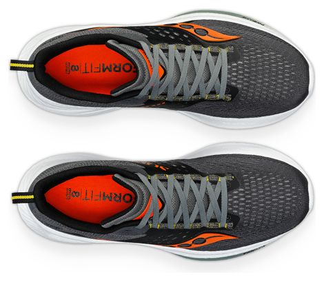 Chaussures de Running Saucony Ride 17 Gris Orange