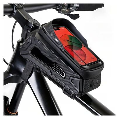 Bolsa de cuadro bici con porta móvil 1 L negra WILD MAN