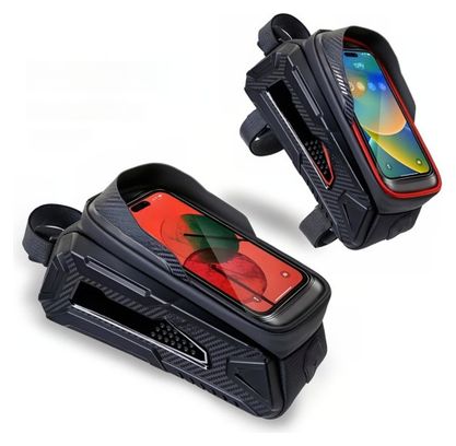 Bolsa de cuadro bici con porta móvil 1 L negra WILD MAN