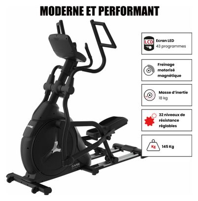 Vélo elliptique ELLIPTER FD écran TFT - CARE - ergomètre connecté