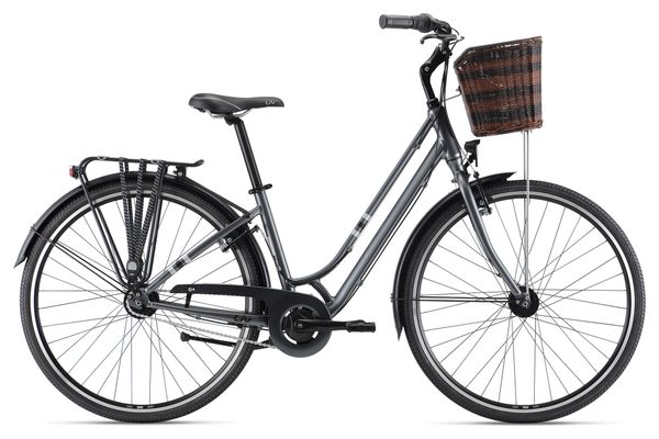 Liv Flourish 1 Stadsfiets Shimano Nexus 7V 700 mm Houtskool Grijs