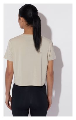 Crop-top donna Circle Smooth Operator Beige