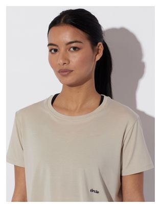 Crop-top donna Circle Smooth Operator Beige