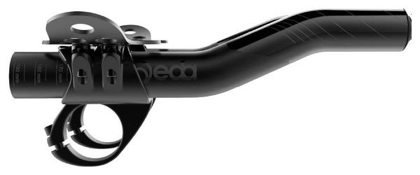 Deda Superzero TT Clip-On Extender aus schwarzem Aluminium