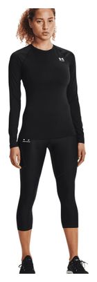 Haut de compression Under Armour HeatGear Noir Femme