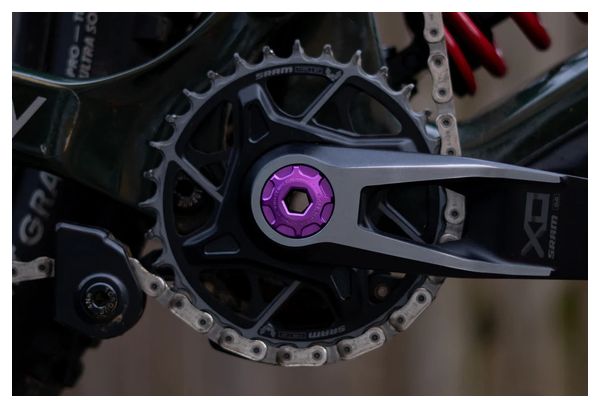 Vite di movimento centrale autoestrattiva OAK per Sram DUB M18/M30 Viola