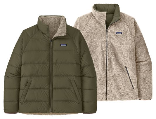 Chaqueta reversible Patagonia Silent Down Verde