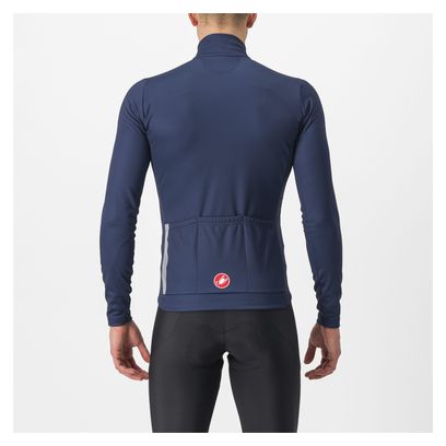 Maillot Manches Longues Castelli Entrata Thermal Bleu 