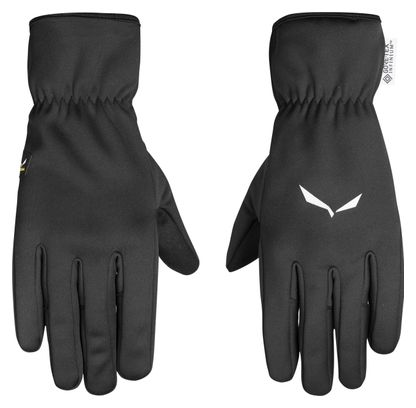 Salewa Gore Windstopper Finger Unisex Long Gloves Zwart