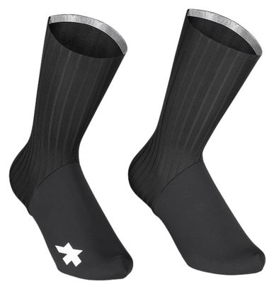 Assos RSR Spring Fall Speed Überschuhe Schwarz