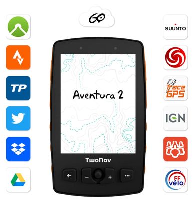 GPS Aventura 2 Plus Orange TwoNav