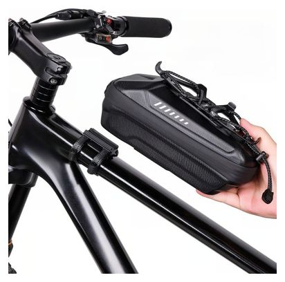 Bike frame bag with phone holder 1L black WILD MAN