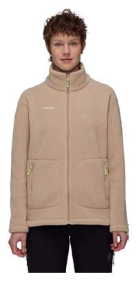 Mammut Falera Dames Fleec Jas Beige