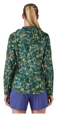 Veste Patagonia Houdini Vert/Jaune Femme