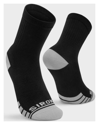 Chaussettes gravel Cyclisme Homme et Femme GS1 Black Noir