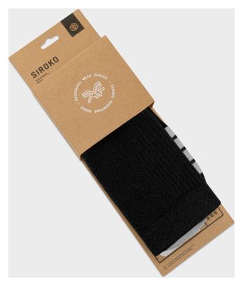 Chaussettes gravel Cyclisme Homme et Femme GS1 Black Noir