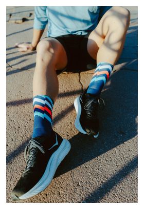Incylence Waves Tricolour Socks Blue