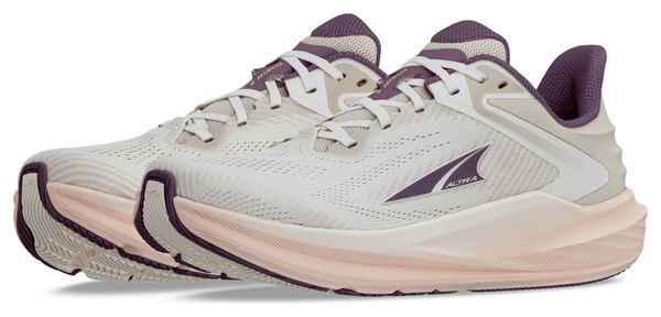 Chaussures Running Altra Torin 8 Blanc/Rose Femme