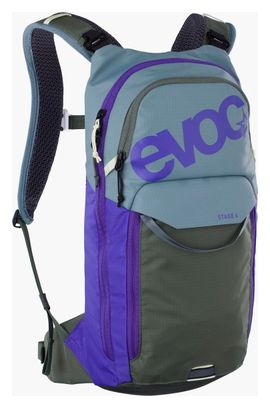 Zaino Evoc Stage 6L + sacca idrica 2L viola e verde scuro