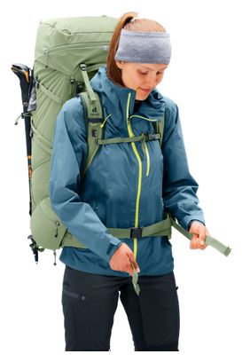 Deuter Aircontact Core 55+10 SL Wanderrucksack, grün, für Damen