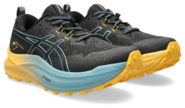 Chaussures Trail Asics Trabuco Max 2 Noir/Bleu/Orange Homme