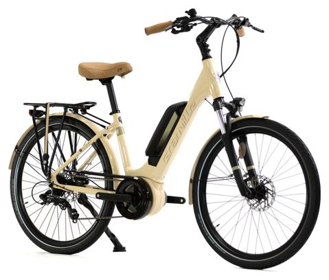 Granville E-Urban 30 unisex elektrische stadsfiets Shimano Tourney/Altus 7S 500 Wh 700 mm Ivoor Beige 2023