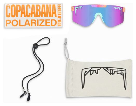 Paar Pit Viper The Copacabana Double Wide Pink/Blue Goggles