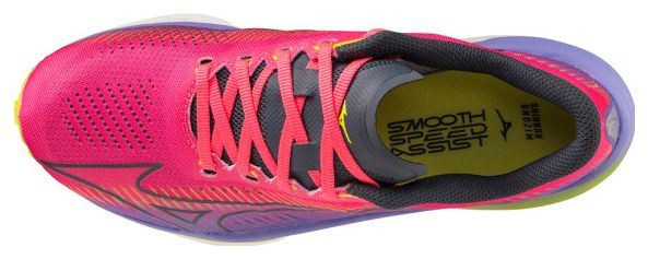 Mizuno Running Shoes Women's Wave Rebellion Pro Pink / Multi-Color