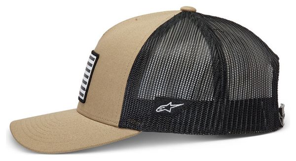 Gorra Bandera AlpineStars Beige/Negro