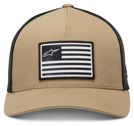 Gorra Bandera AlpineStars Beige/Negro