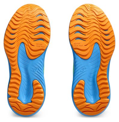 Chaussures de Running Enfant Asics Gel Noosa Tri 15 GS Bleu Orange