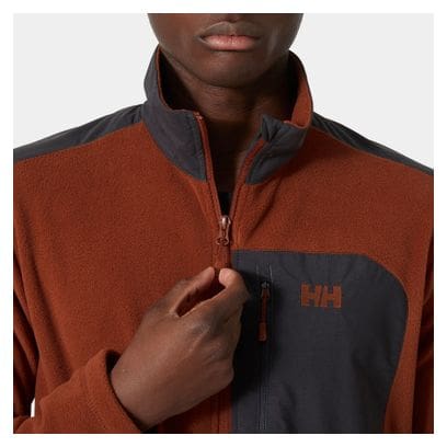 Helly Hansen Daybreaker Block Fleece Jacket Brown