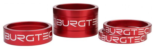 Burgtec Stem Kit Race Rood (5mm x2. 10mm . 20mm )