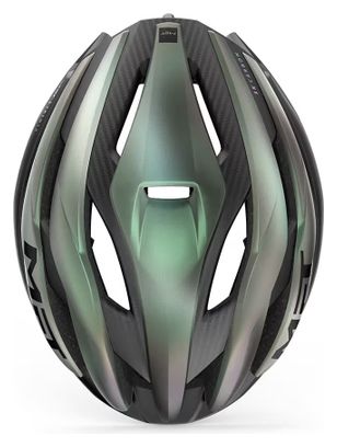 Met Trenta 3K Carbon Mips Road Helmet Iridescent Green