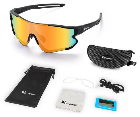Lot de 2 lunettes de soleil sport polarisées - Protection UV400