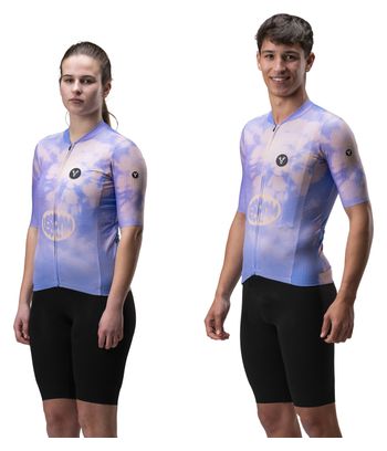 LeBram Izoard Aero Unisex Short Sleeves Jersey Purple Blue Ambassadors 2025