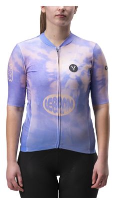 LeBram Izoard Aero Unisex Short Sleeves Jersey Purple Blue Ambassadors 2025