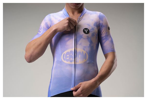 LeBram Izoard Aero Unisex Short Sleeves Jersey Purple Blue Ambassadors 2025