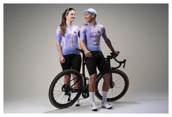 LeBram Izoard Aero Unisex Short Sleeves Jersey Purple Blue Ambassadors 2025