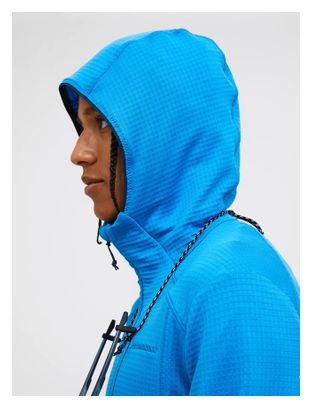 Peak Performance Trail Fleece Polartec Zip Hood Blue