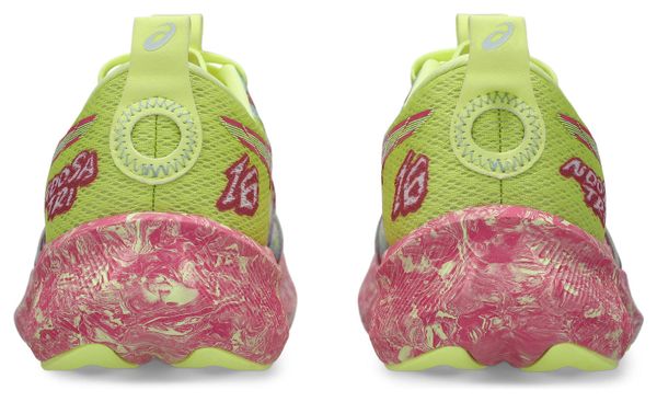 Zapatillas de running Asics Noosa Tri 16 amarillas/rosa para mujer