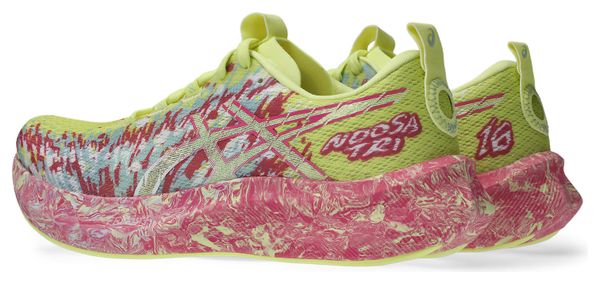 Zapatillas de running Asics Noosa Tri 16 amarillas/rosa para mujer